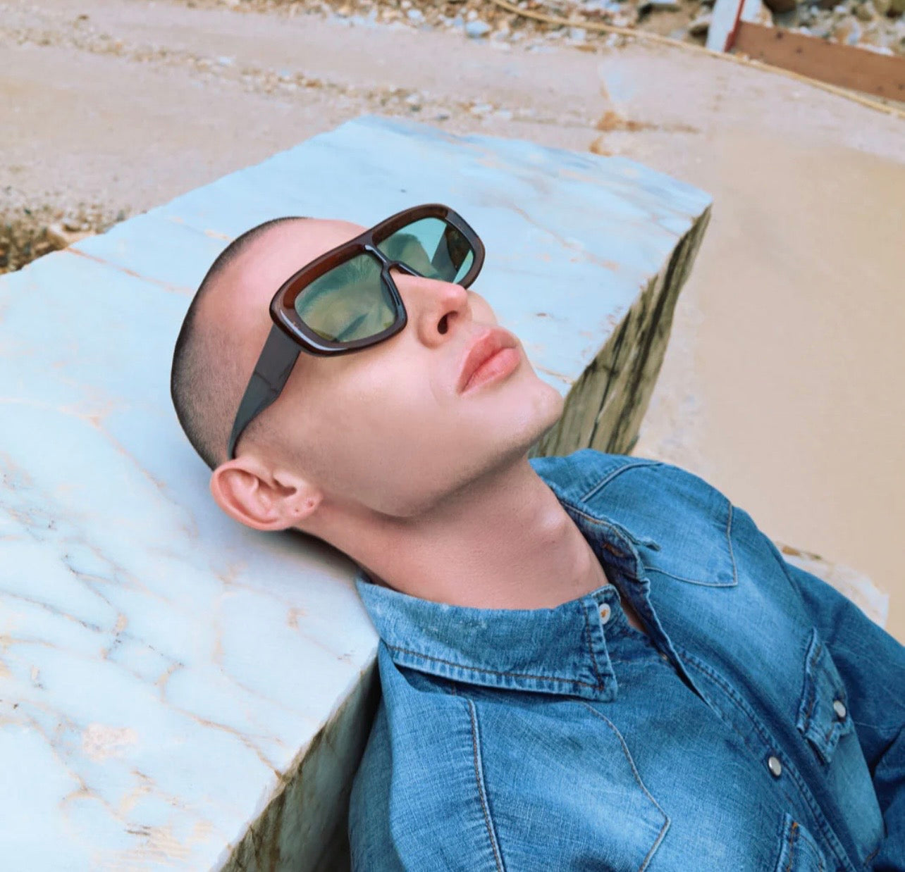 Vienna Green Sunglasses