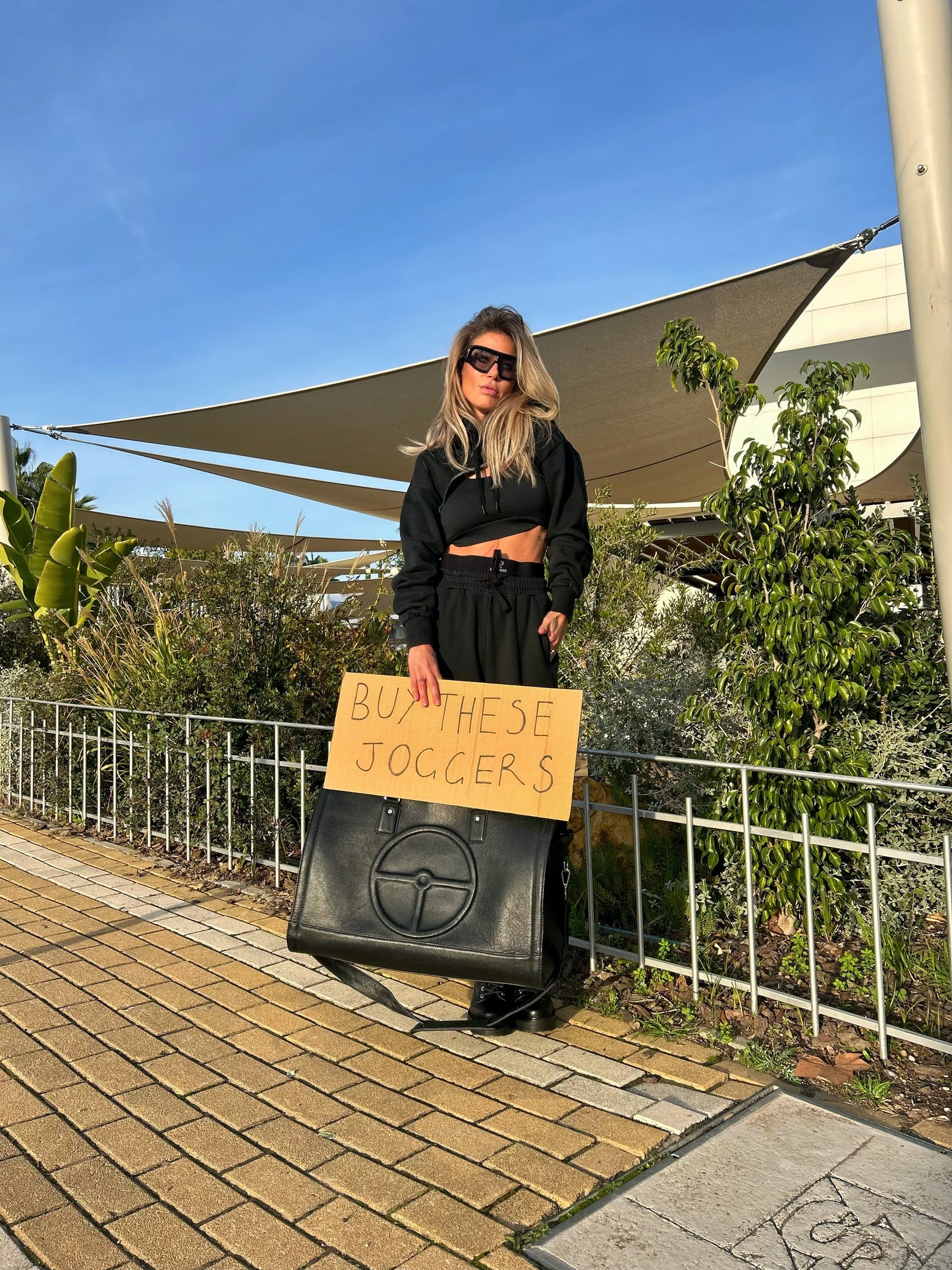 Ris active wear - ANGE SET BLACK