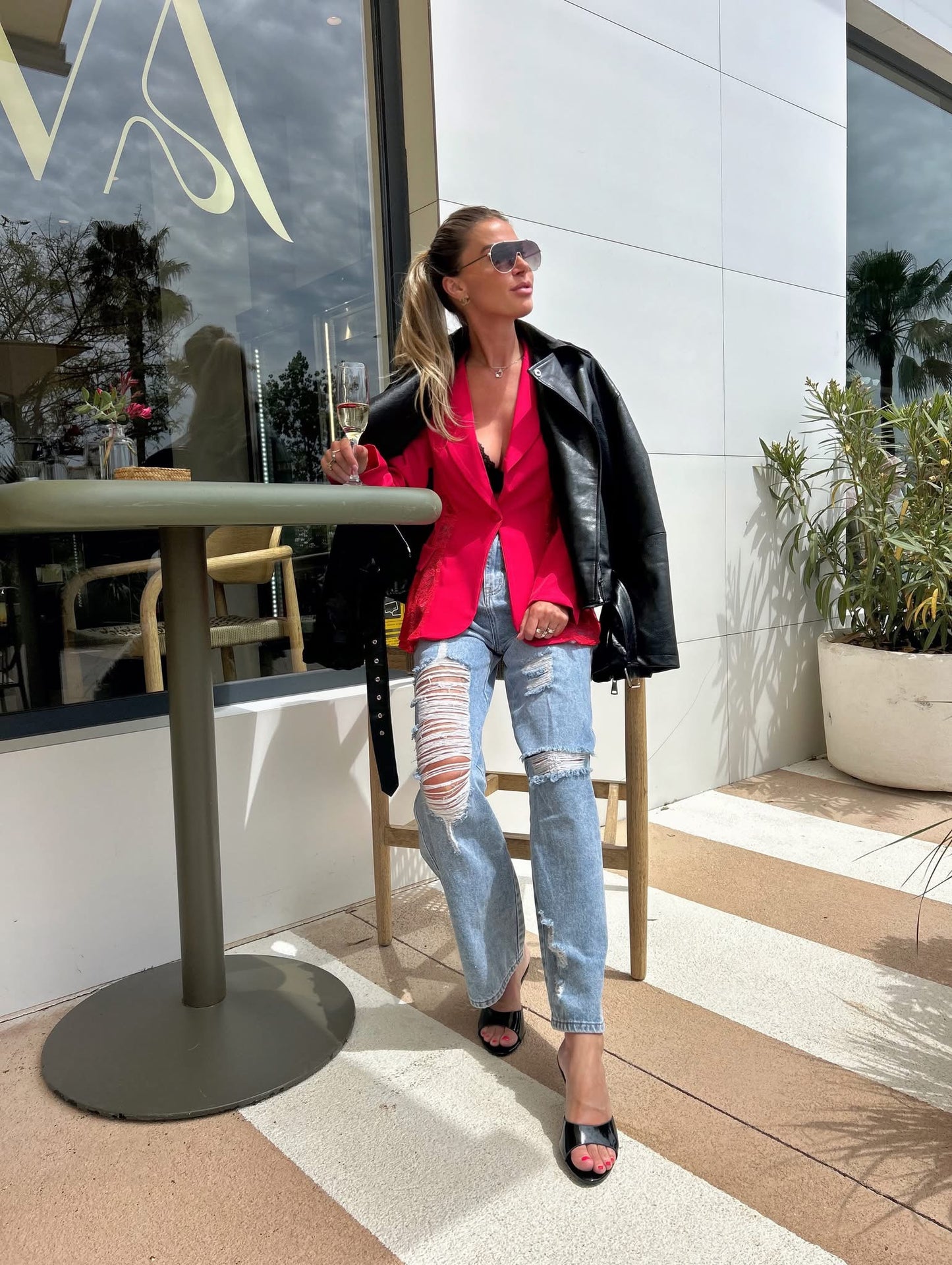 Fake Leather jacket