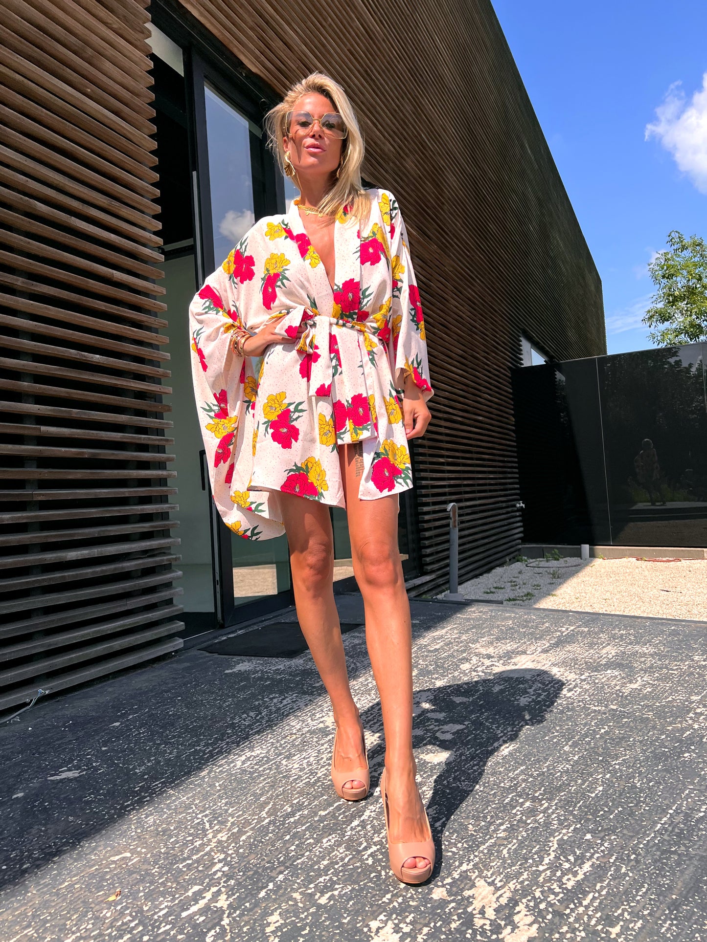 Kimono Shana Flowers