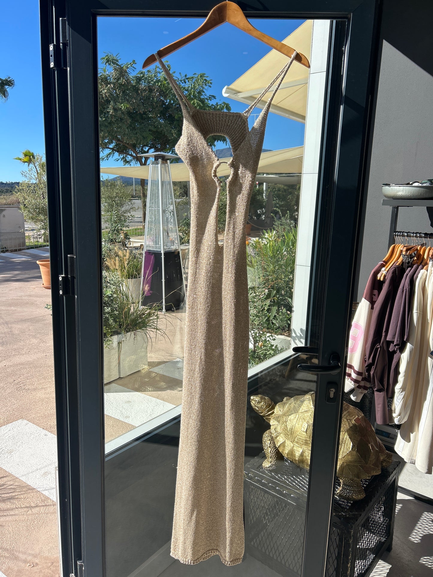 GOLD SILVER HOOP DRESS