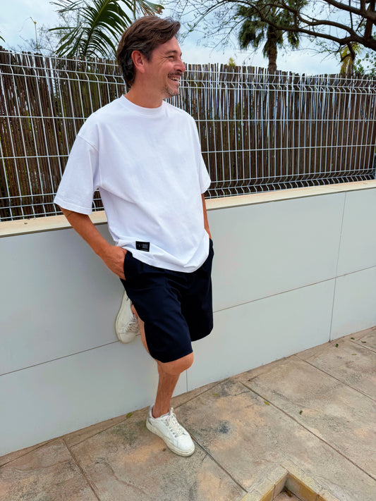 White oversized model
