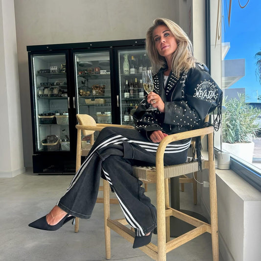 BIKER JACKET WITH STUDS