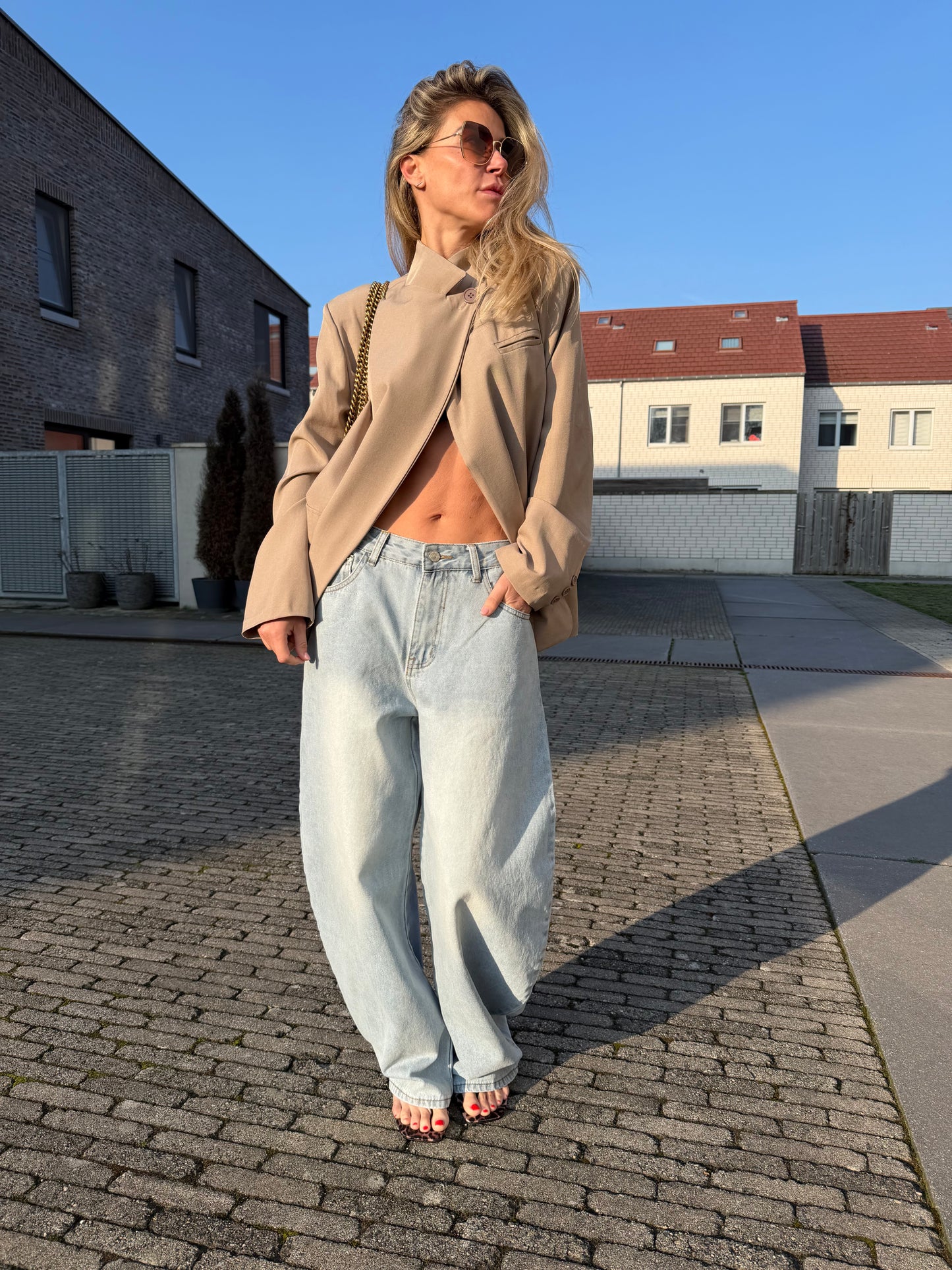 Trousers I’m RIS - light blue