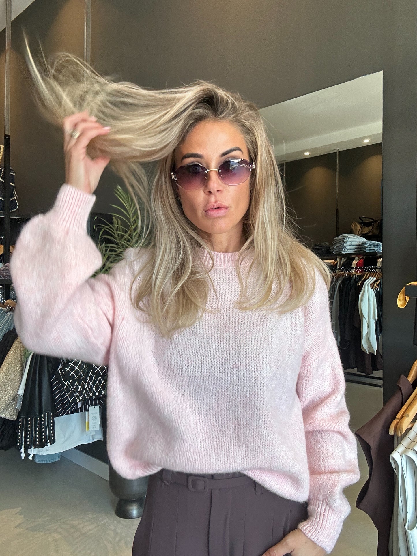 Sweater ROMY soft pink