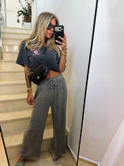 Grey summer trousers
