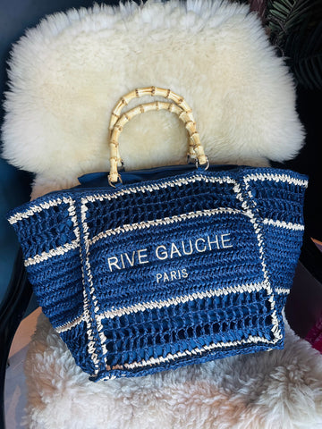 Strandtas Rive Gauche Paris Blue