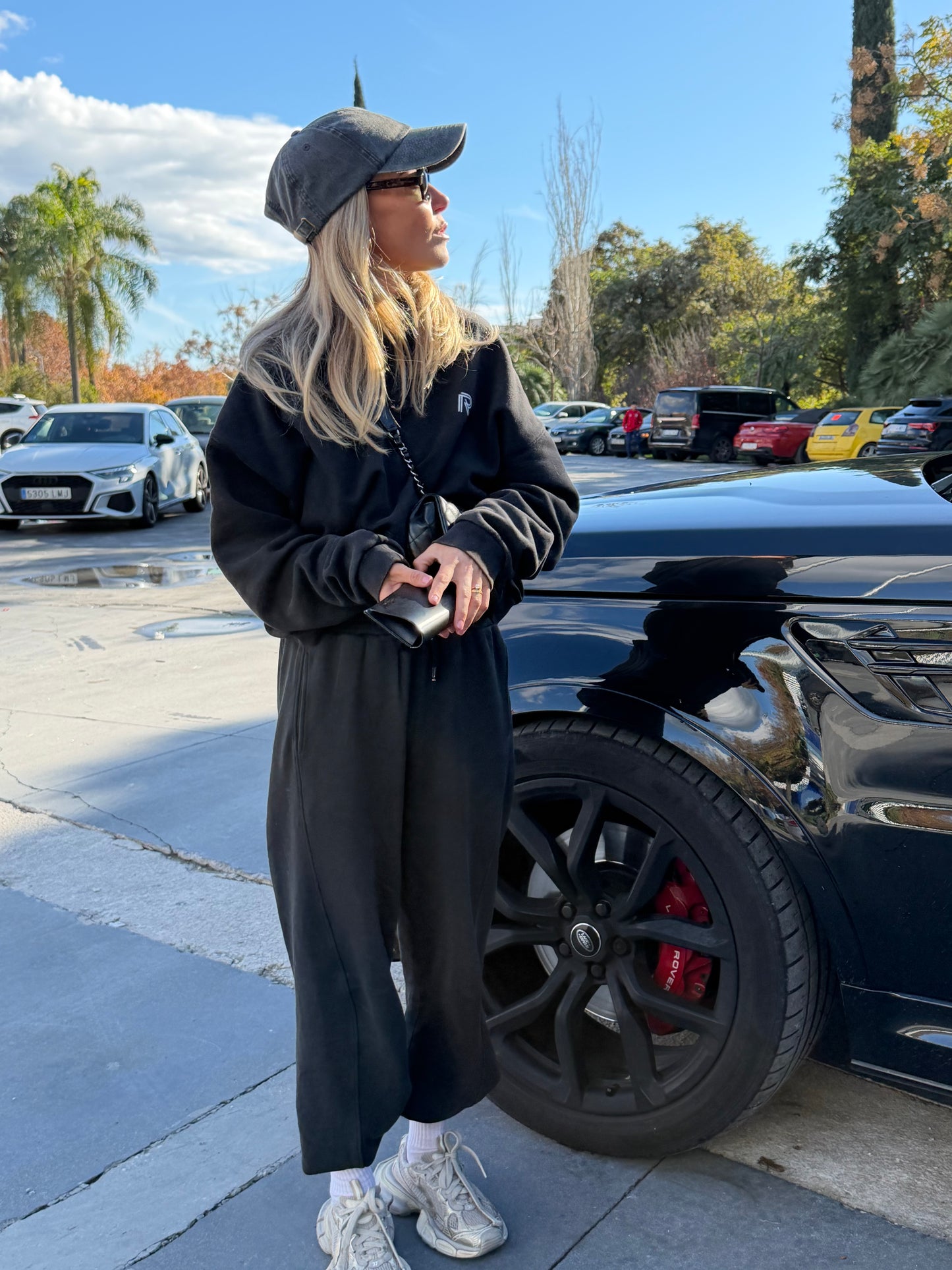 Ris active set ANGE - long hoodie washed GREY