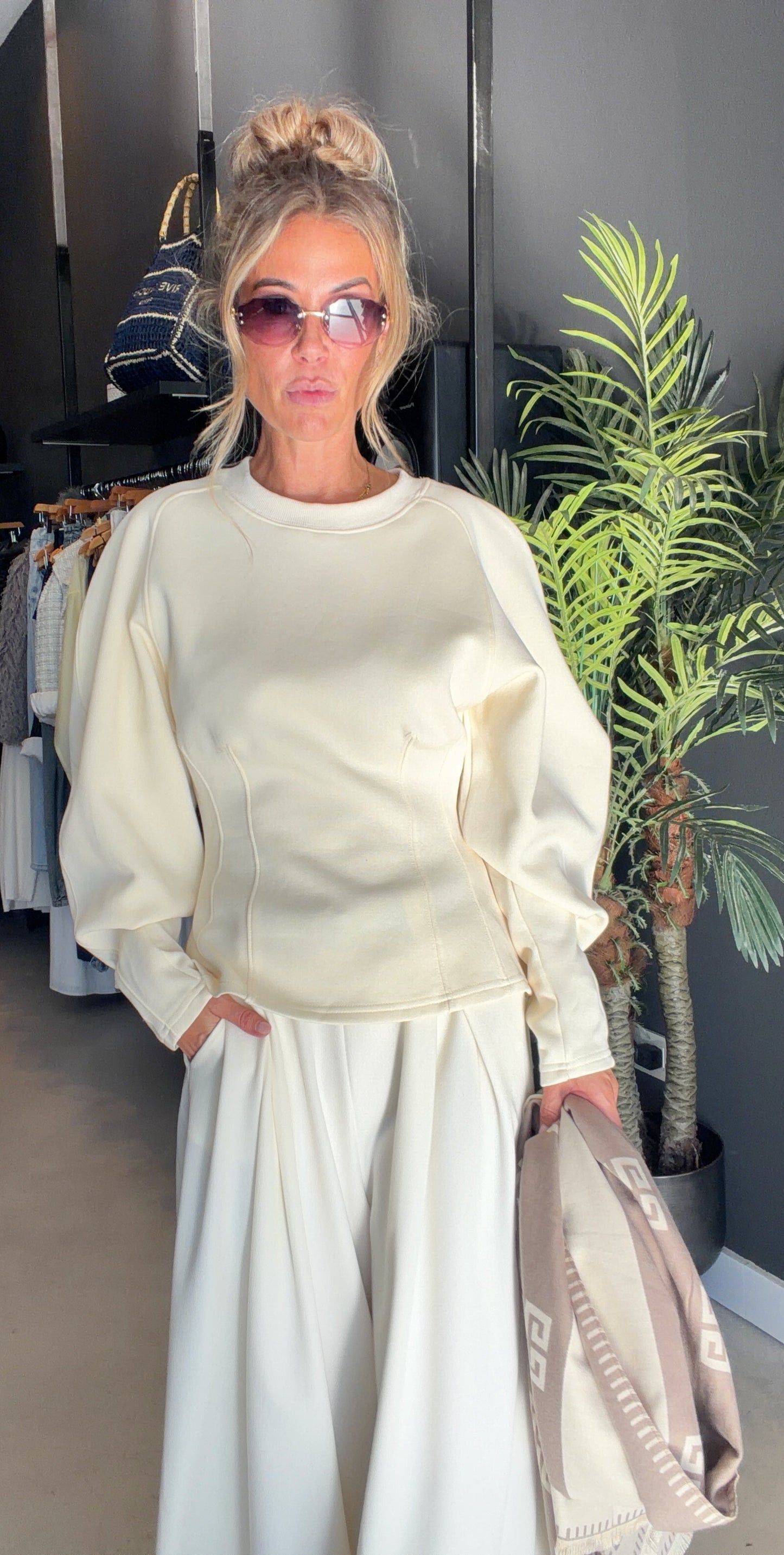 Trousers LOTTE Off-white