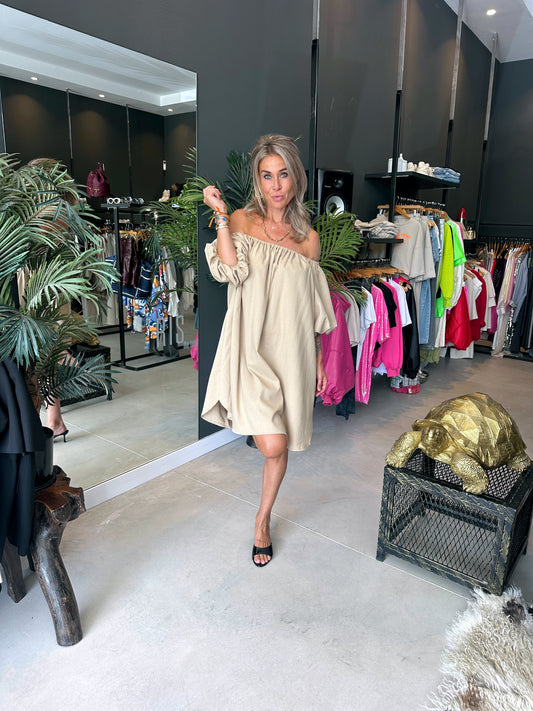 Marie Dress beige