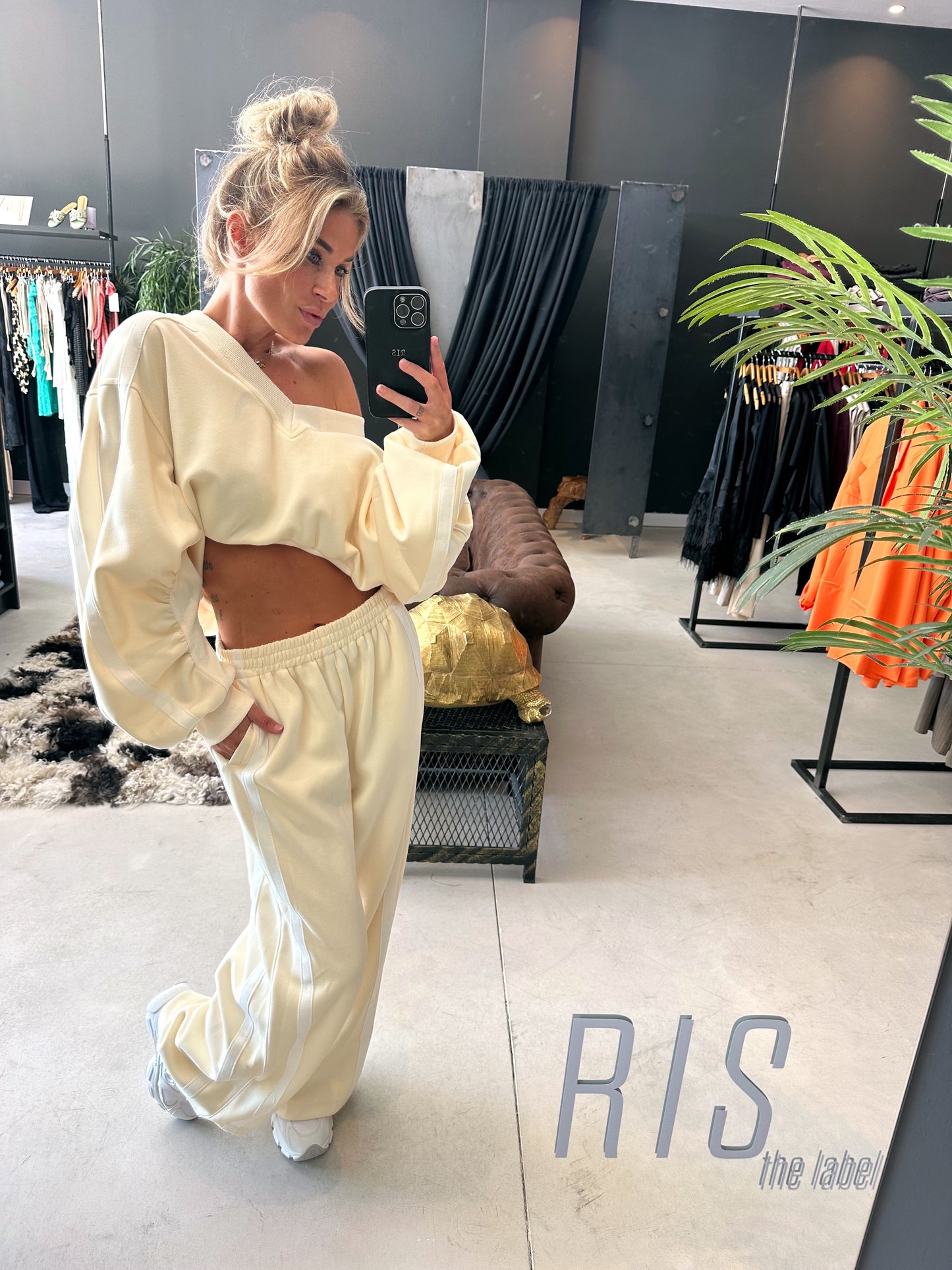 ONLY PANTS JOGGER TANIA YELLOW