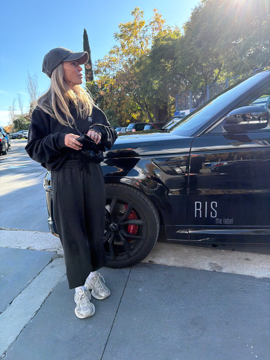 Ris active set ANGE - long hoodie washed GREY