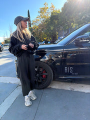 Ris active set ANGE - long hoodie washed GREY