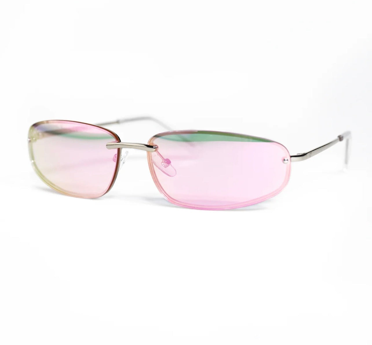 Pink Mirror Sunglasses