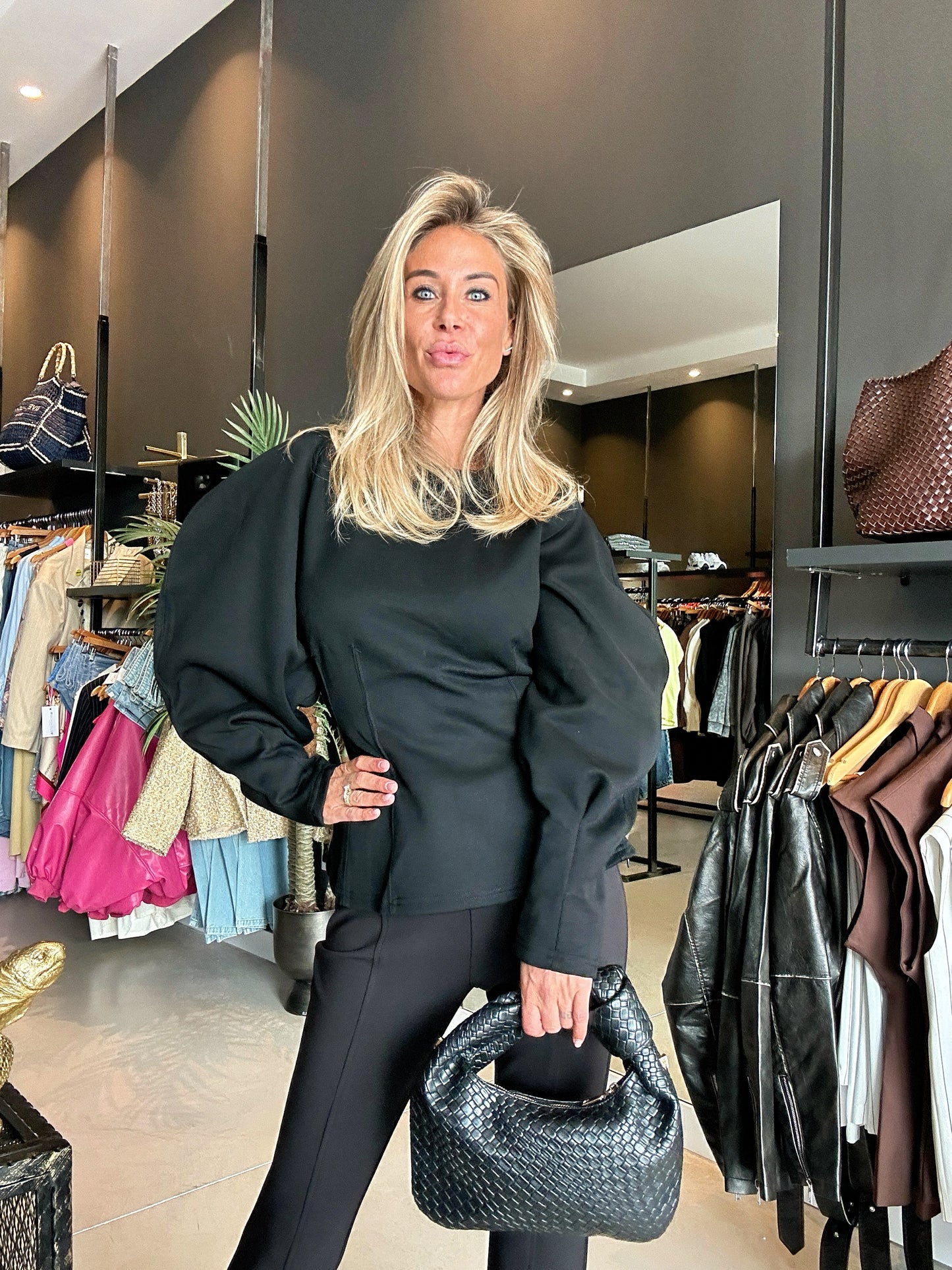 Sweater ZIP Karen black