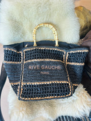 Strandtas Rive Gauche Paris Black