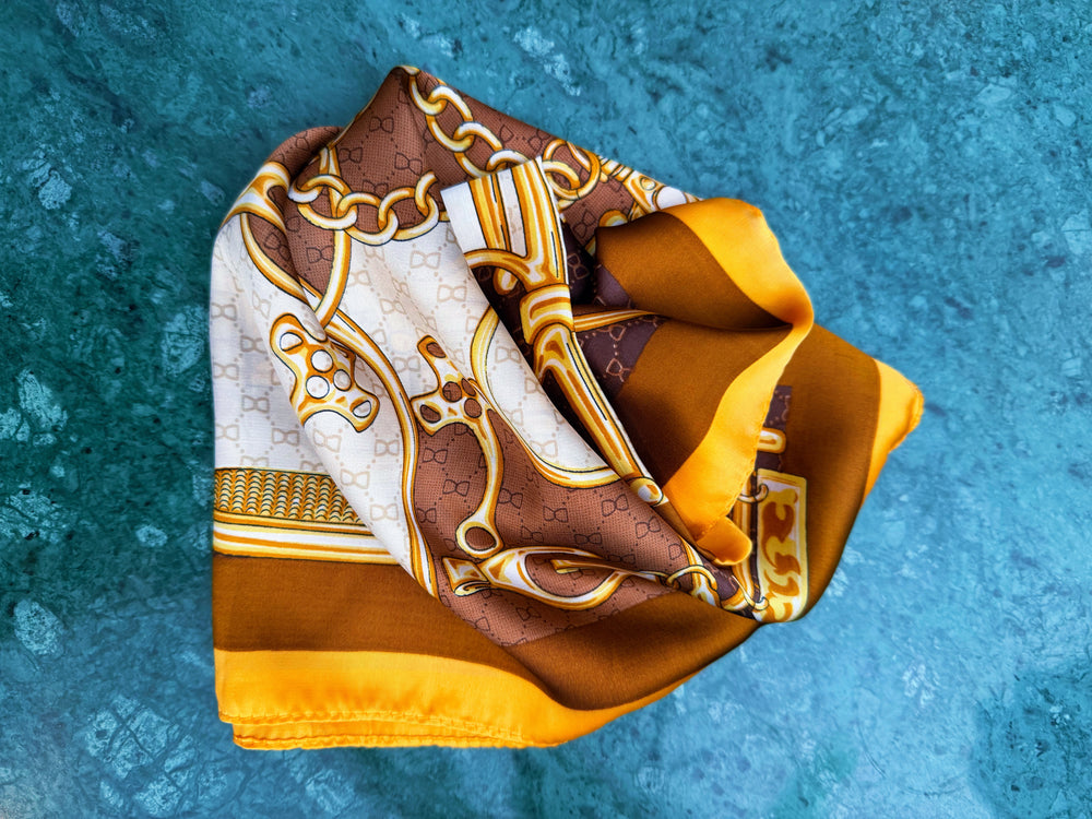 Scarf viscose beige