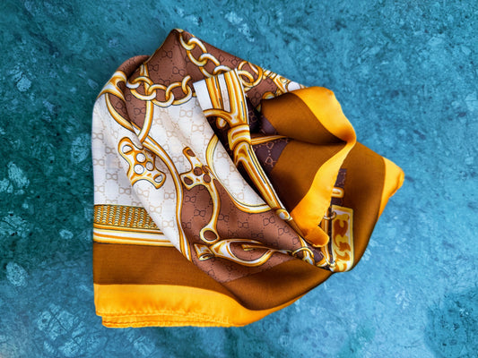 Scarf viscose beige