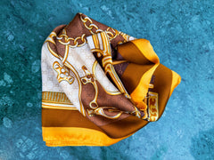 Scarf viscose beige