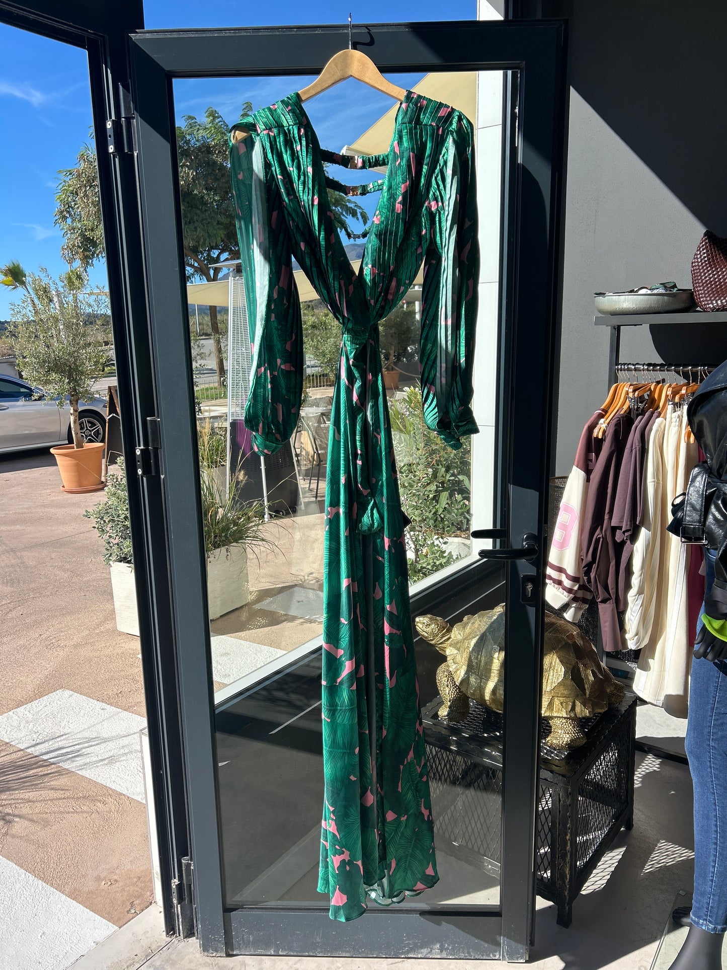 GREEN SPLIT MAXI