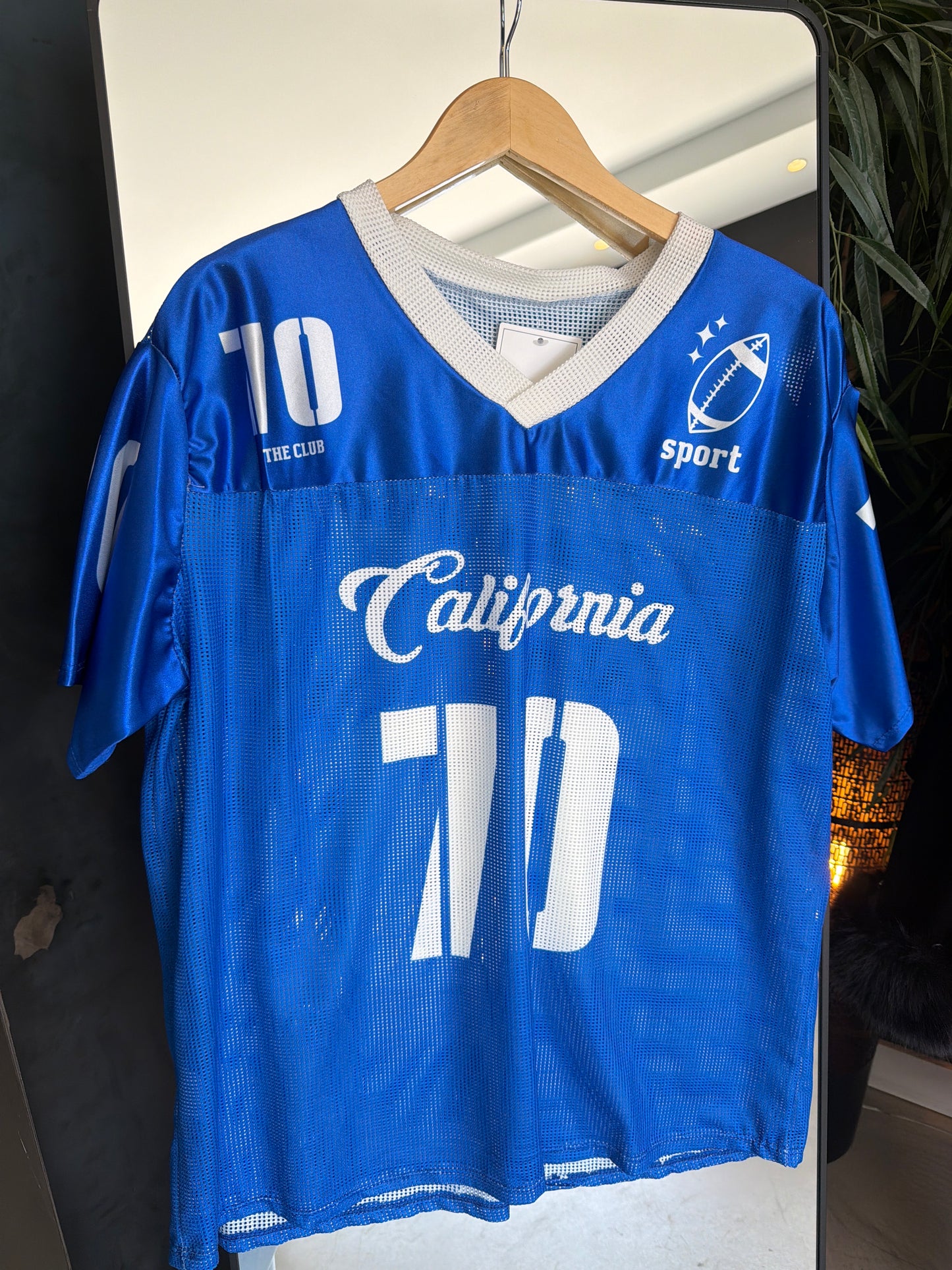 Baseball tee blue cali 70