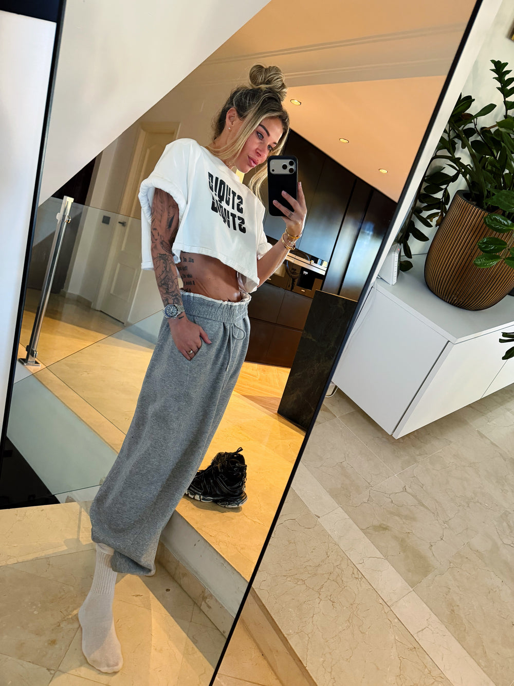 Oversized jogger I am ris GREY