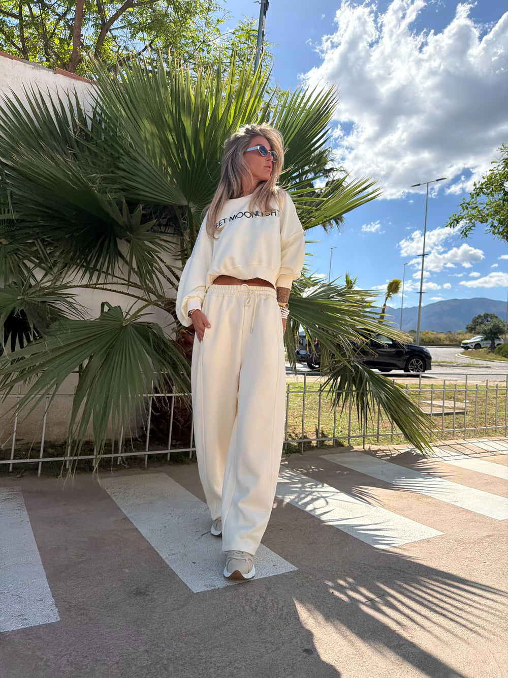 Oversized jogger I am ris BEIGE