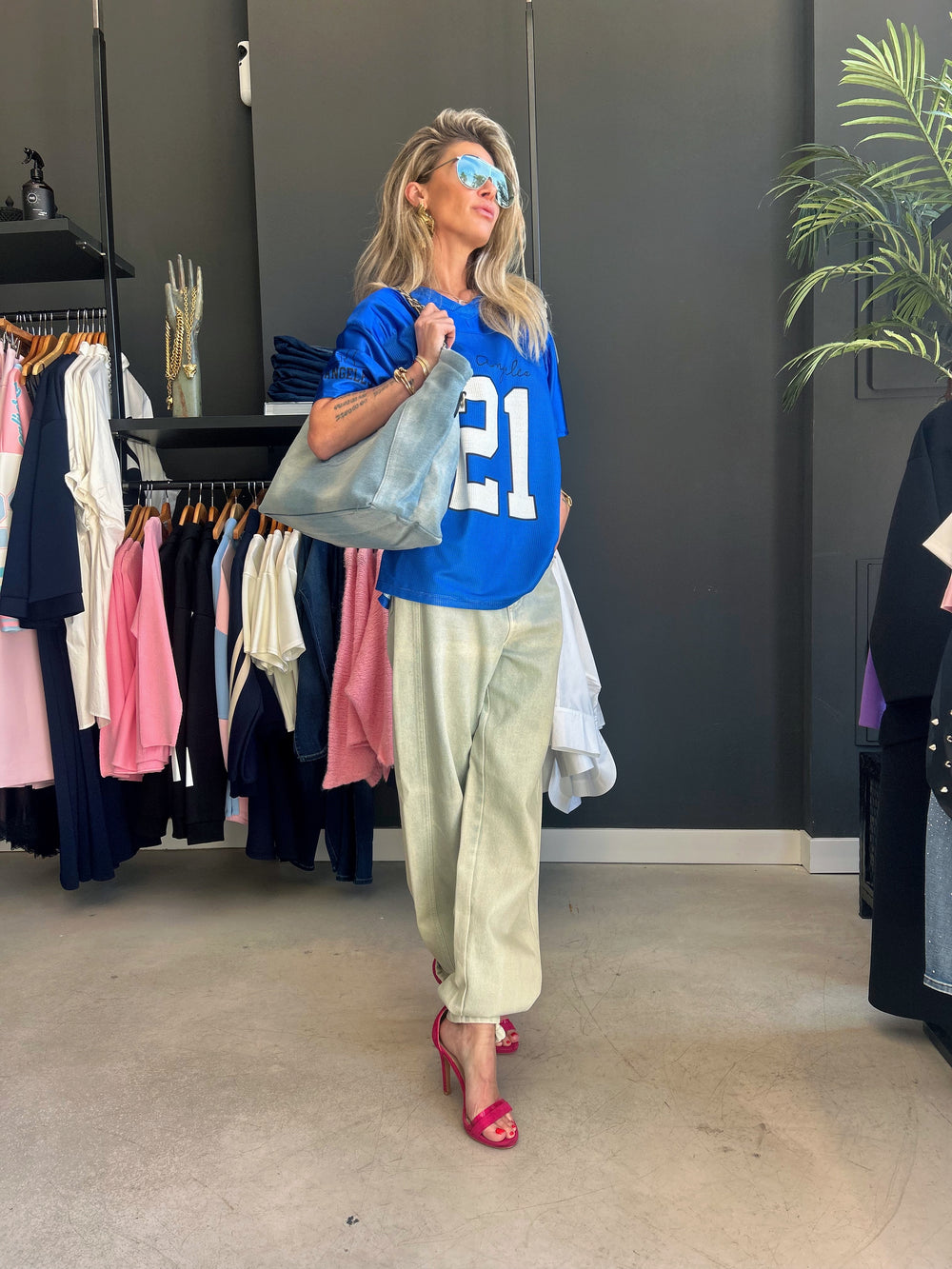 Baseball tee blue 21