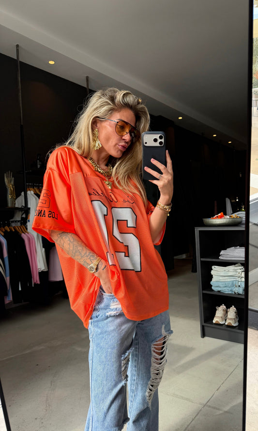 Baseball tee ORANGE