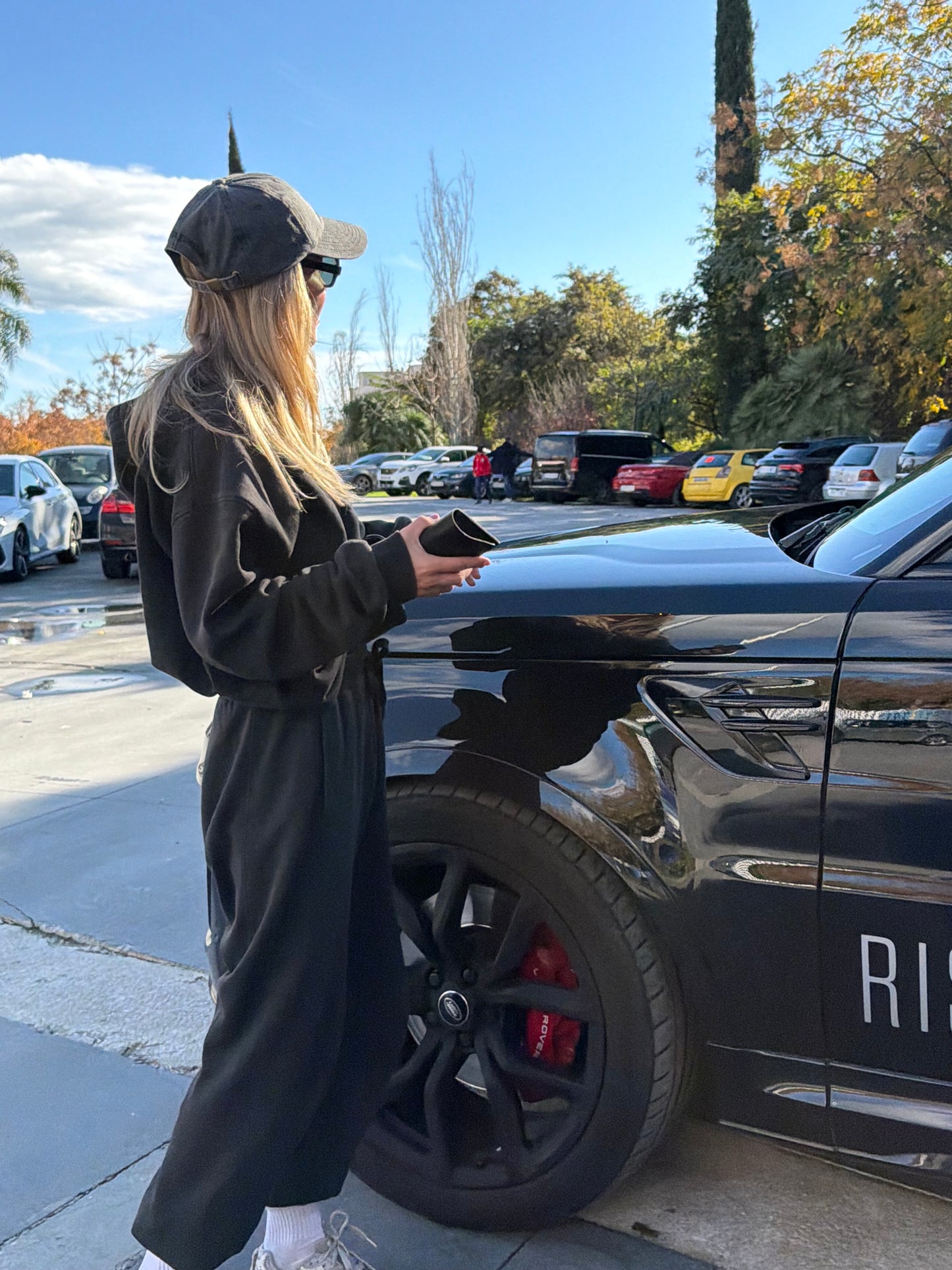 Ris active set ANGE - long hoodie washed GREY