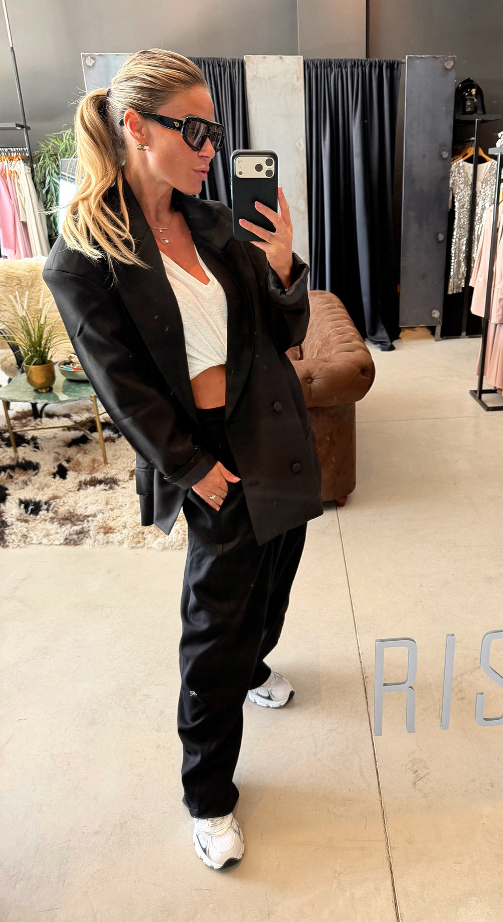 Oversized jogger I am ris BLACK
