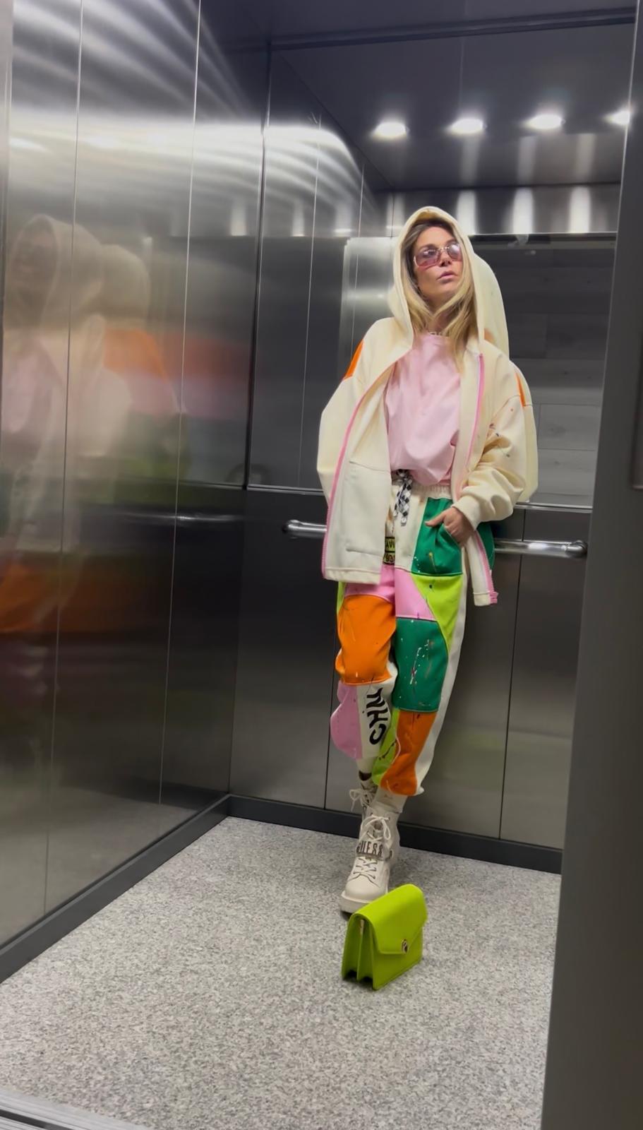 Jogger with print
