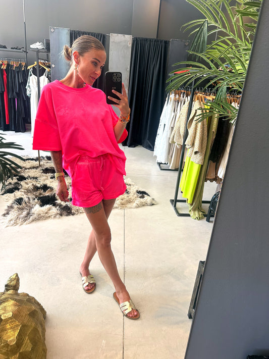 Fluo setje Roos