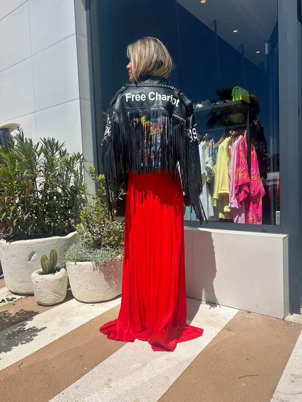 BIKER JACKET WITH STUDS