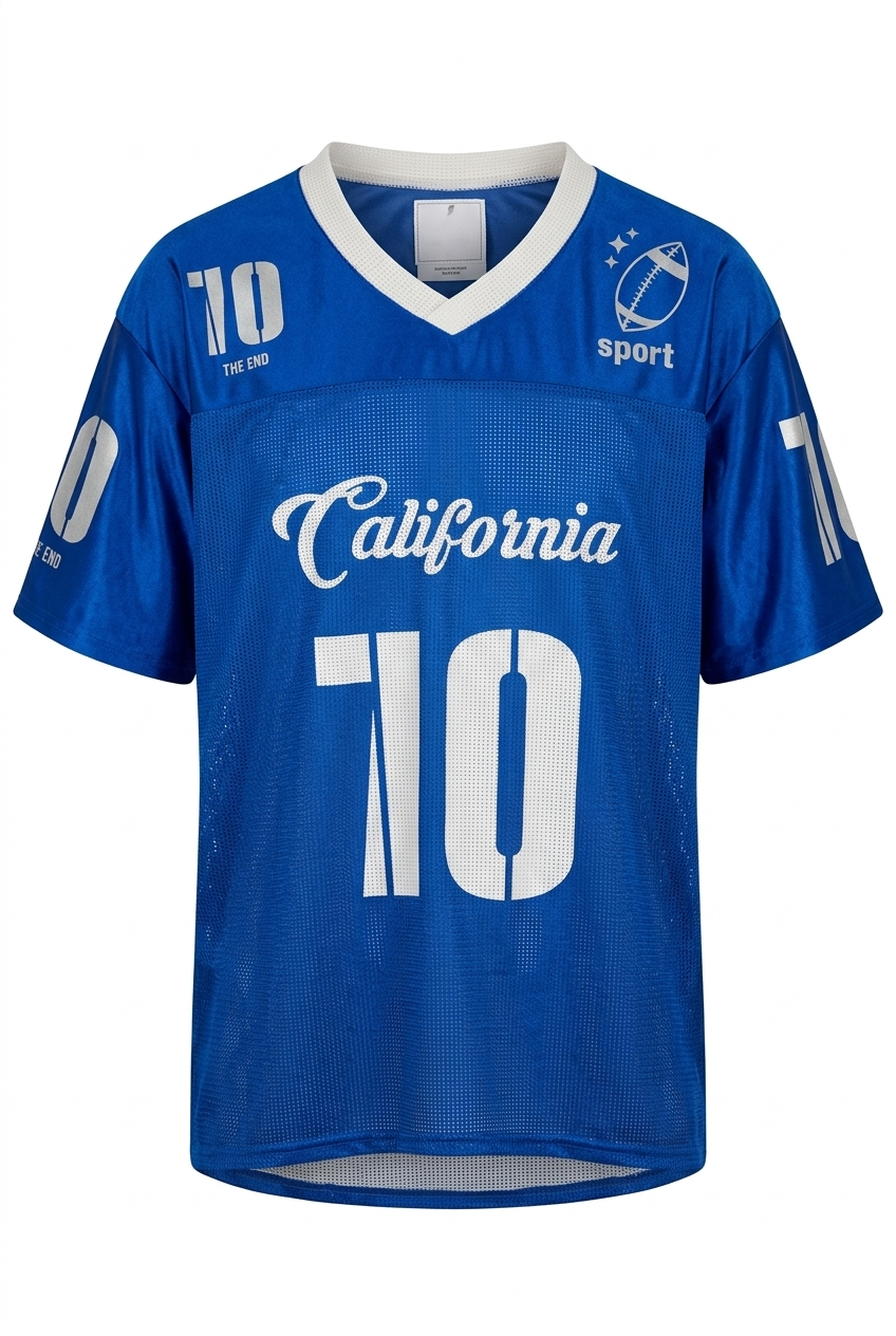 Baseball tee blue cali 70