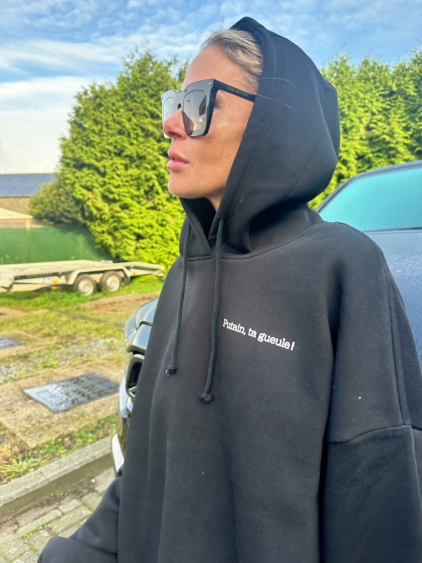Sweater Putain Ta Guelle BLACK