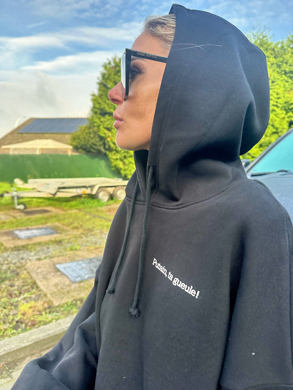 Sweater Putain Ta Guelle BLACK