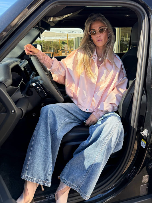Soft pink jacket